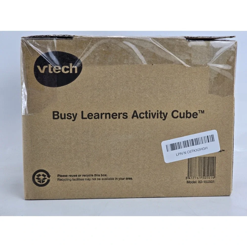 NEW VTech Baby Busy Learners‎ Activity Cube 6-36 Months Red-Top Musical Toy